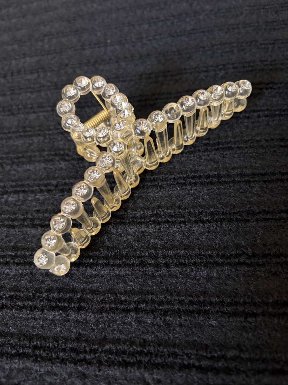 Diamond Gold Claw Clip For Hair - Hair Clip